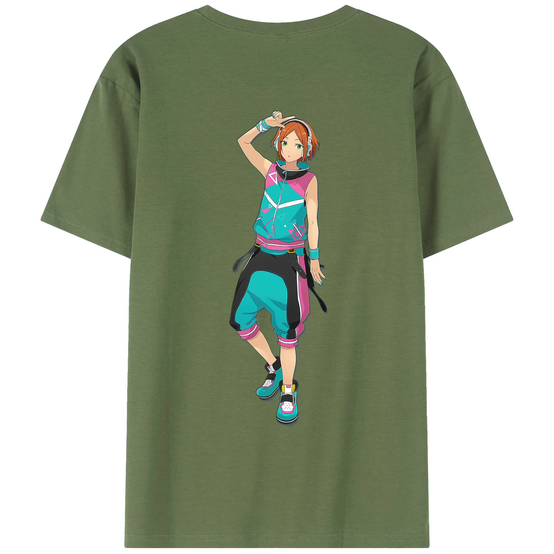 （画像用） あんさんぶるスターズ! Ensemble Stars 綿100％ メンズ半袖Tシャツ（バックプリント） 通気性